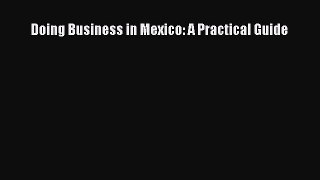 Download Doing Business in Mexico: A Practical Guide Ebook Free