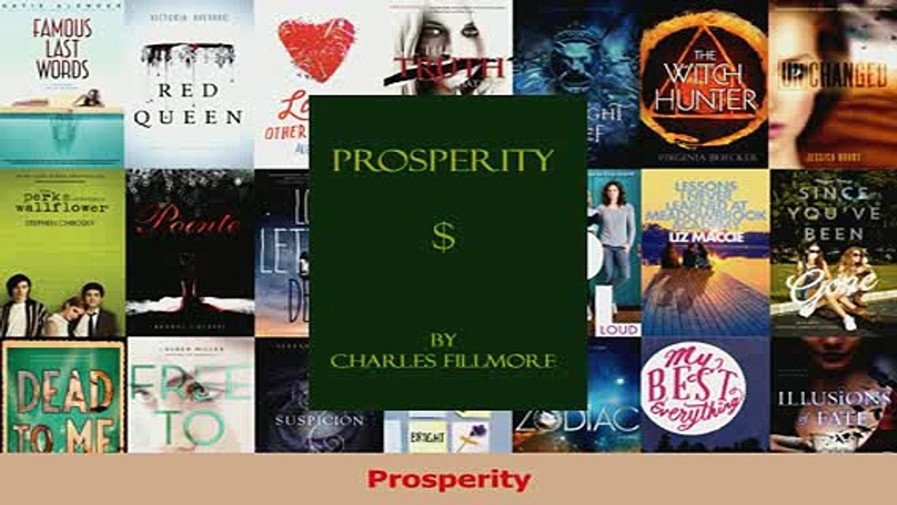 Read  Prosperity Ebook Free