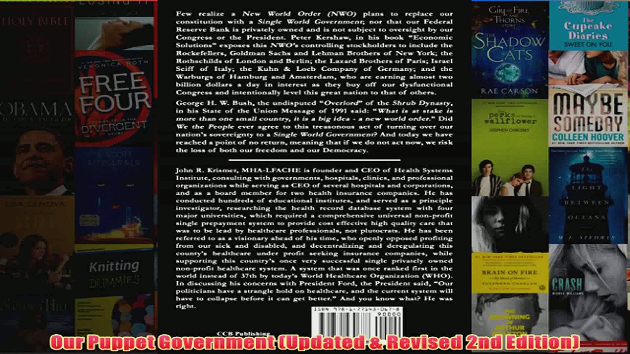 Free   Our Puppet Government Updated  Revised 2nd Edition Read Download