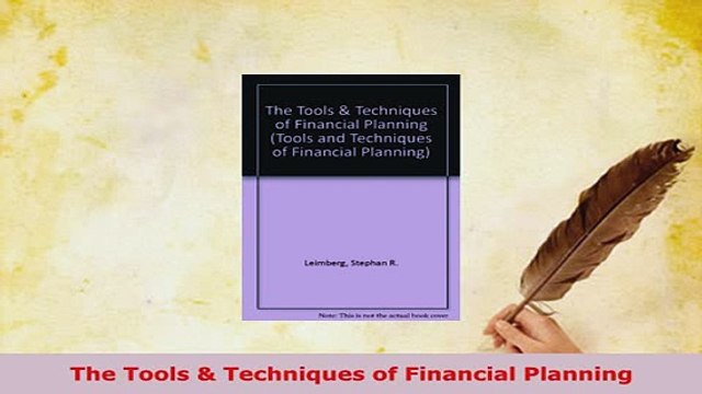 Download The Tools Techniques of Financial Planning PDF Full Ebook