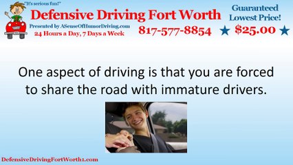 Sharing the Road with Immature Drivers