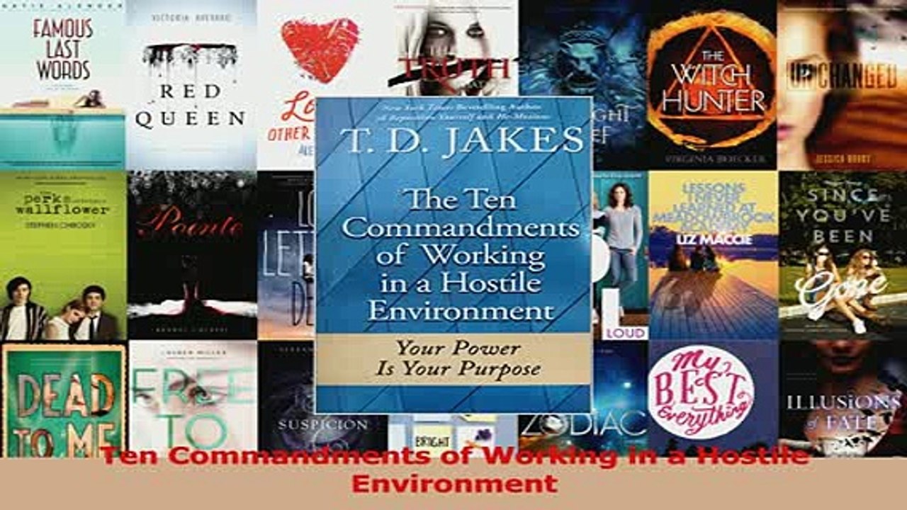 Read  Ten Commandments of Working in a Hostile Environment PDF Free