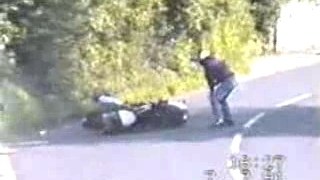 Faces -of death -Motorcycle Accident (The guy shouldn't be a
