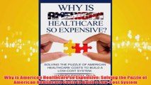 Free   Why is American Healthcare so Expensive Solving the Puzzle of American Healthcare Costs Read Download
