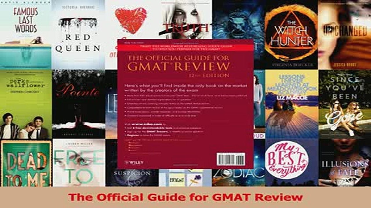 Read  The Official Guide for GMAT Review Ebook Free