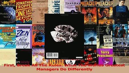 Read  First Break All The Rules What The Worlds Greatest Managers Do Differently PDF Free