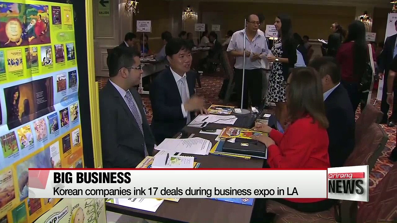 Korean companies ink 17 deals during business expo in LA