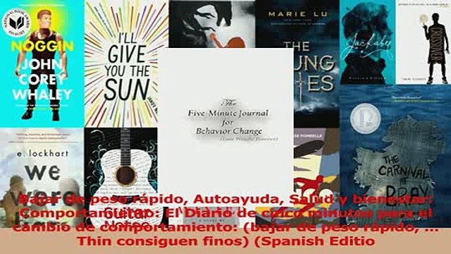 PDF Bajar de peso rápido Autoayuda Salud y bienestar Comportamiento El Diario de cinco Read Full Ebook
