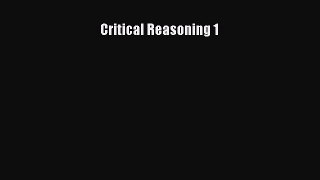 Download Critical Reasoning 1 PDF Free