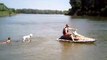 Rednecks on the River..Scrappy's first lessons.