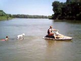 Rednecks on the River..Scrappy's first lessons.