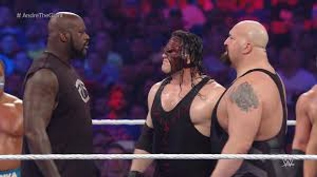 Shaquille O'Neal entered the 3rd annual Andre the Giant Memorial Battle Royal- WrestleMania 32