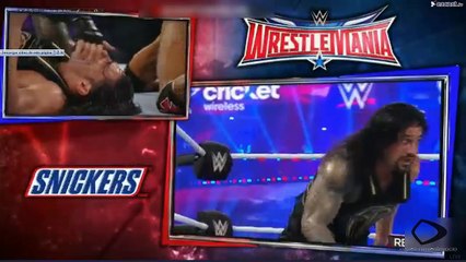 Triple H vs Roman Reigns WM 32