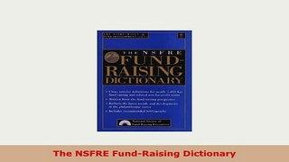 PDF  The NSFRE FundRaising Dictionary Read Online