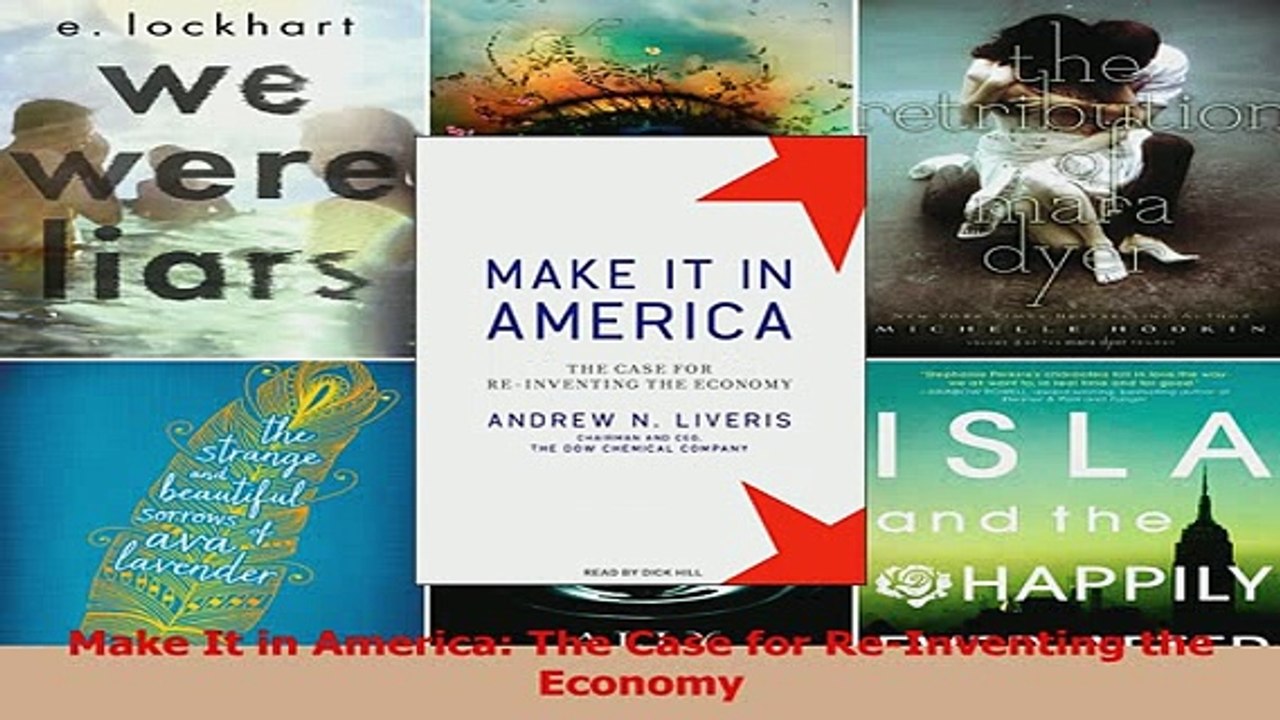 Read  Make It in America The Case for ReInventing the Economy Ebook Free