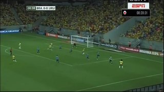 1-0 Douglas Costa Goal HD | Brazil v. Uruguay - WC Qualification 25.03.2016 HD