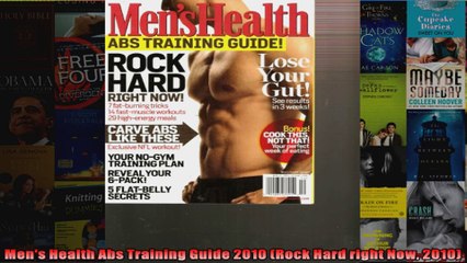 Read  Mens Health Abs Training Guide 2010 Rock Hard right Now 2010  Full EBook