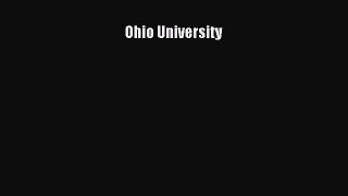 Read Ohio University Ebook