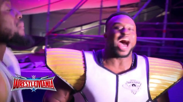 WWE Superstars backstage preparation for WrestleMania 32