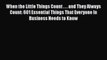 [PDF] When the Little Things Count . . . and They Always Count: 601 Essential Things That Everyone