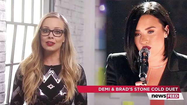 Demi Lovato & Brad Paisley Sing Emotional 'Stone Cold' Rendition At iHeartRadio Music Awards 2016