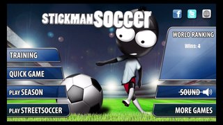 Stickman Soccer iPhone Gameplay