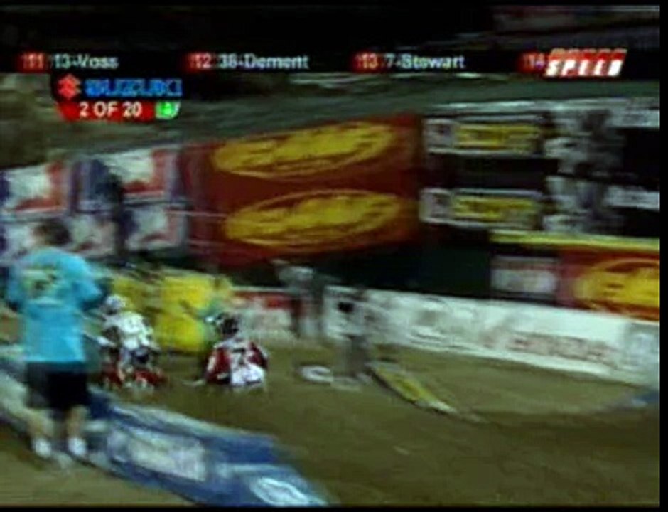 McGrath vs Stewart AMA Supercross 2006