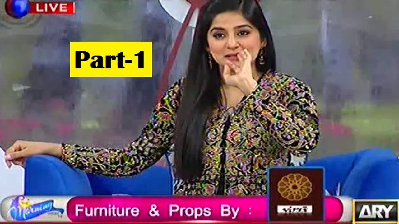The Morning Show with Sanam Baloch in HD – 4th April 2016 Part 1-2