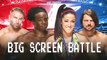 Superstars compete in WWE 2K16 Big Screen Battle on the massive AT&T Stadium's video screen
