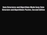 [PDF] Data Structures and Algorithms Made Easy: Data Structure and Algorithmic Puzzles Second