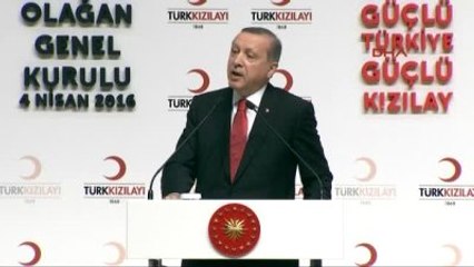 Cumhurbaşkanı Erdoğan ve Başbakan Davutoğlu Kızılay Genelkurulu'nda Konuştu-7