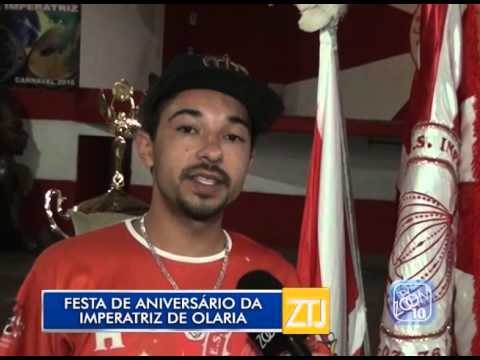 01-04-2016 - ANIVERSÁRIO DA IMPERATRIZ DE OLARIA - ZOOM TV JORNAL