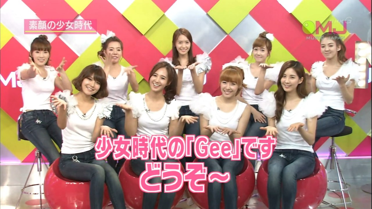[1080p HD] 101024 「MUSIC JAPAN」 SNSD Cut - Interview & Gee