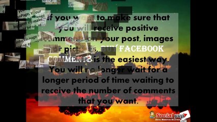 Buy Facebook Comments Boost Your Page