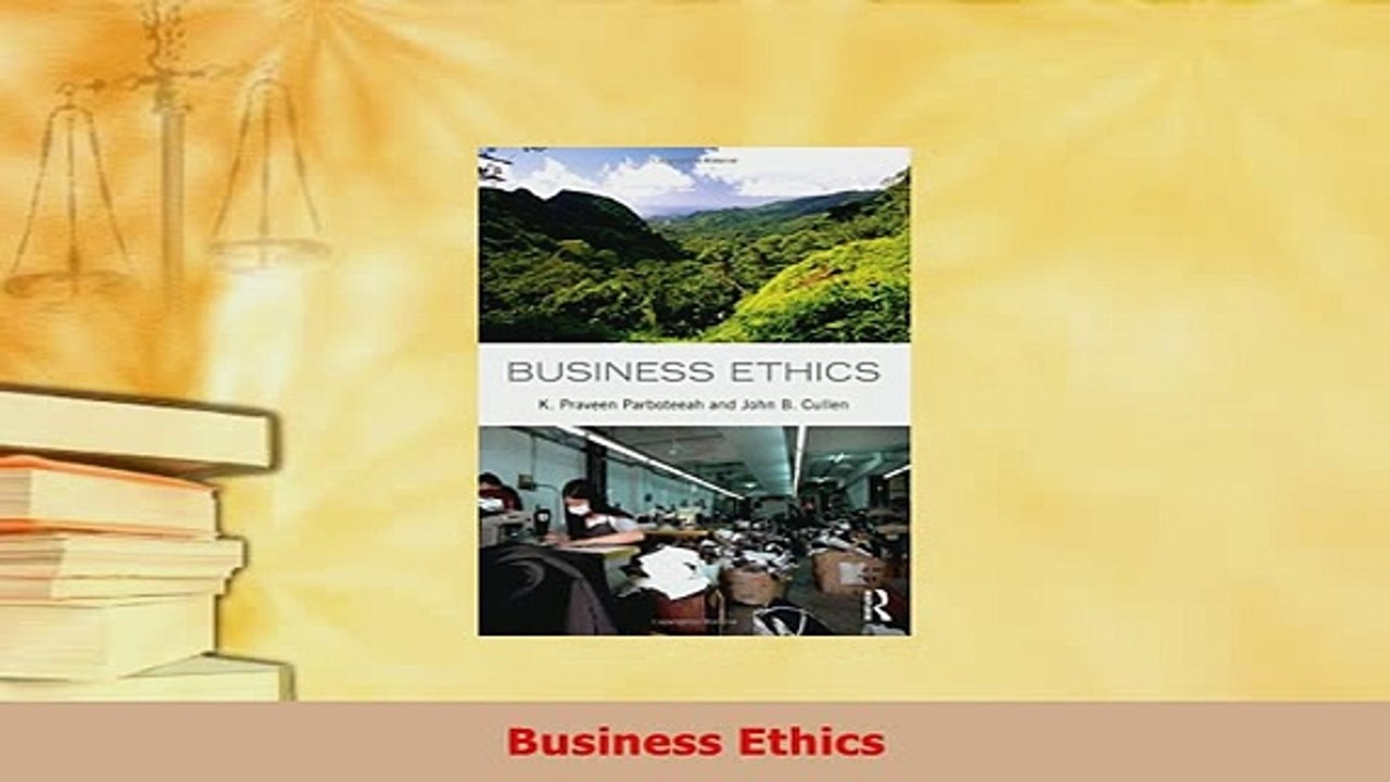 Download  Business Ethics PDF Full Ebook