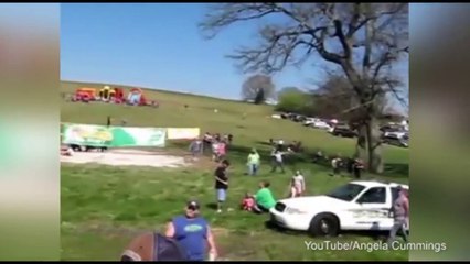 Christine Weick berates church Easter egg hunt attendees