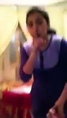 funny sleeping girl in girls hostel