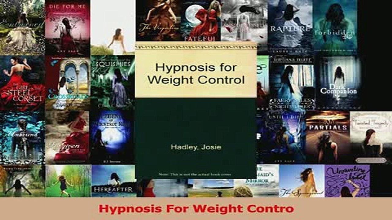 PDF  Hypnosis For Weight Contro Read Full Ebook