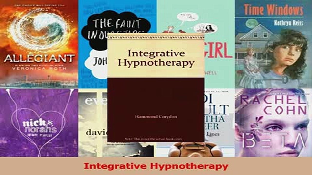 PDF  Integrative Hypnotherapy Read Full Ebook