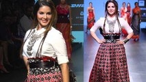 Sunny Leone Stunning Rampwalk At Lakme Fashion Week 2016