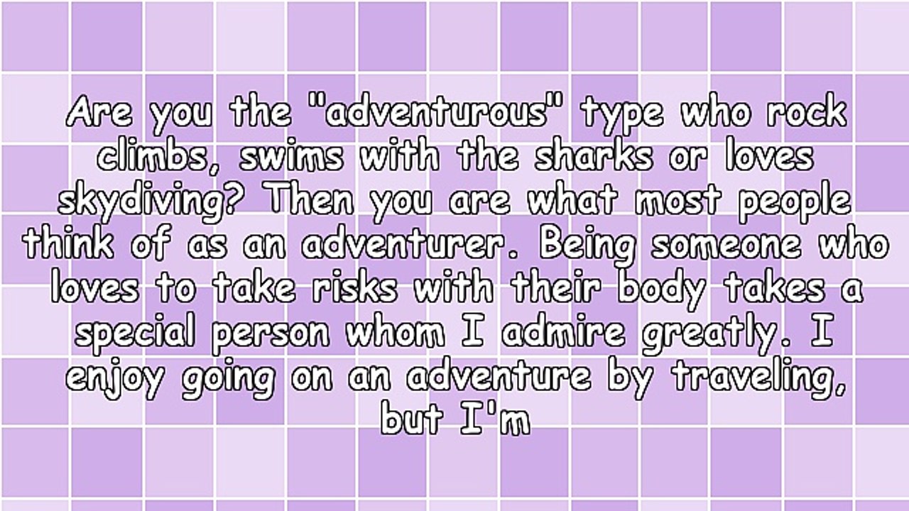 Have An Adventure Every Day