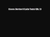 Read Cicero: Verrine V (Latin Texts) (Bk. 5) PDF Online