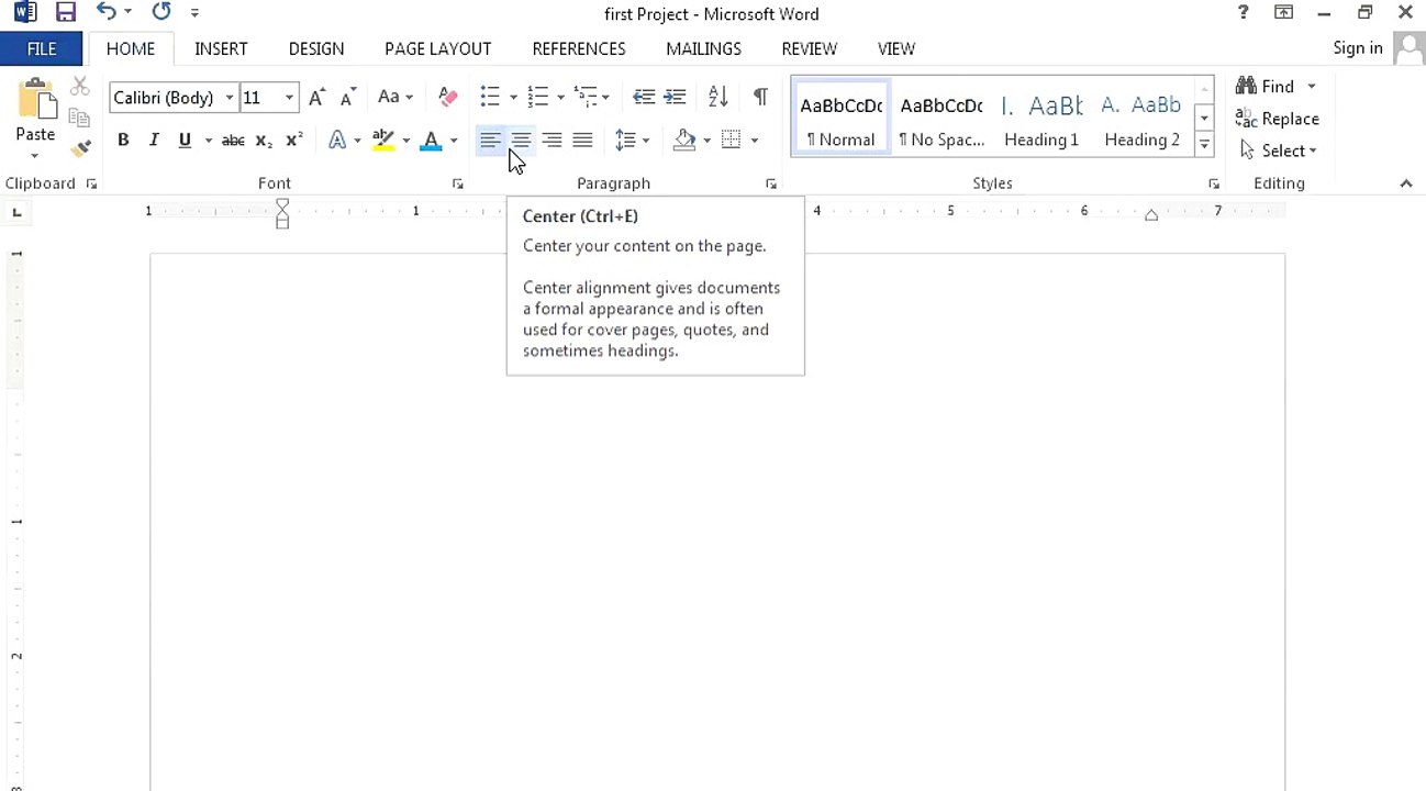 Ms Word 2013 - Lecture No 7 - All Aligments Line Spacing Indentations