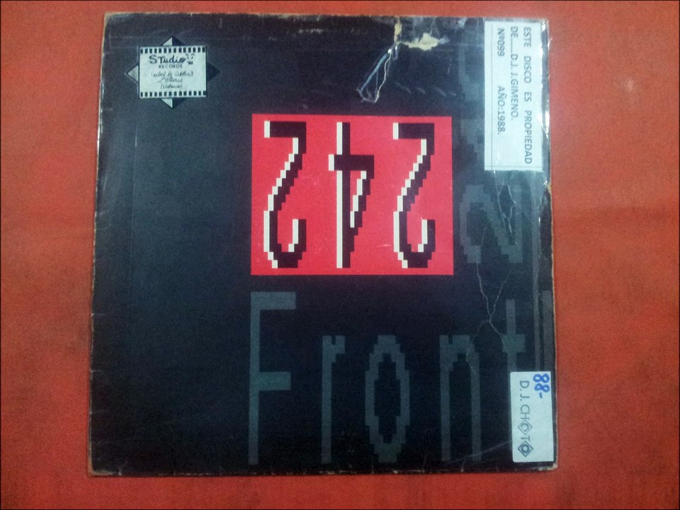 FRONT 242.''FRONT BY FRONT.''.(TERMINAL STATE.)(12'' LP.)(1988.)
