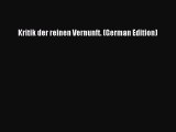 Download Kritik der reinen Vernunft. (German Edition)  Read Online