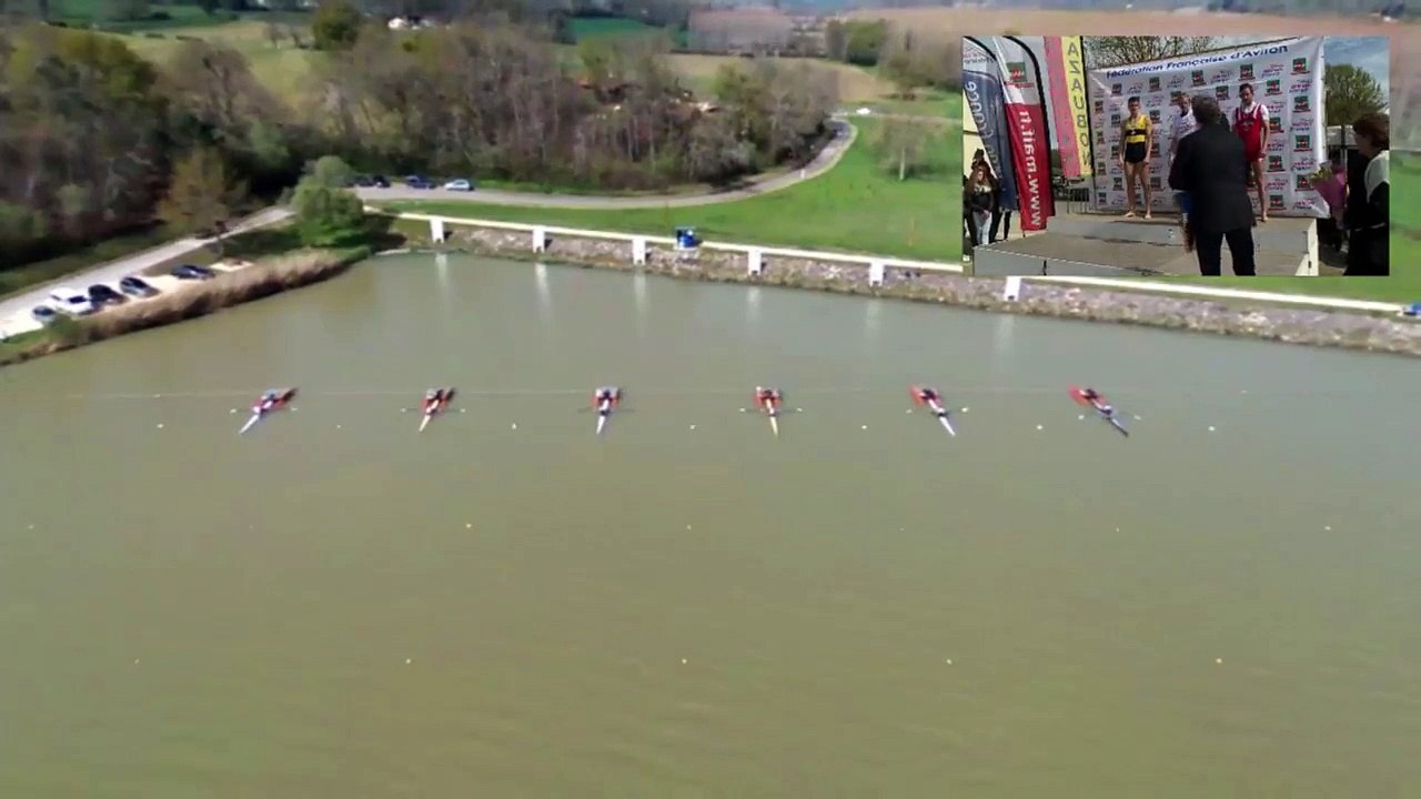 Championnat de France d'Aviron bateaux courts course de Flavie