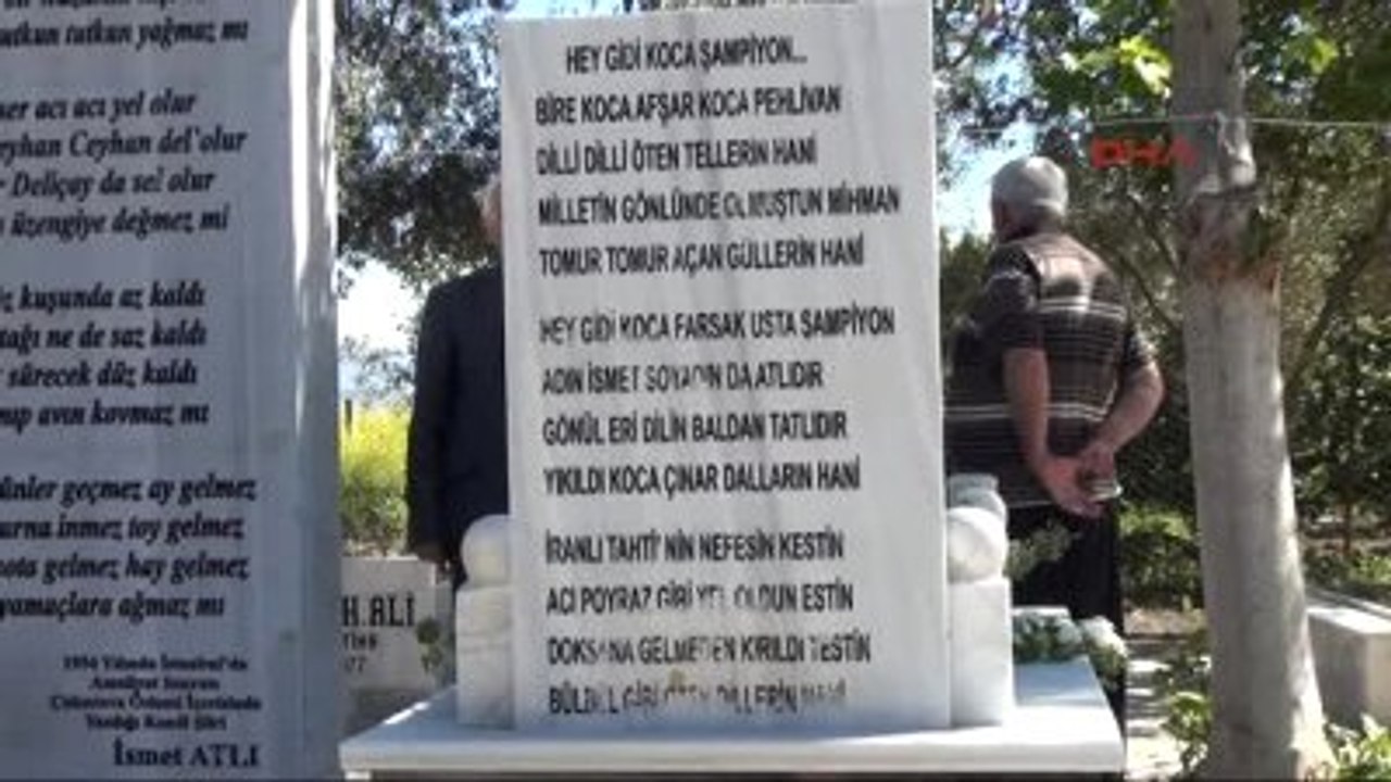 Adana - Dünya ve Olimpiyat Şampiyonu İsmet Atlı, Mezarı Başında Anıldı