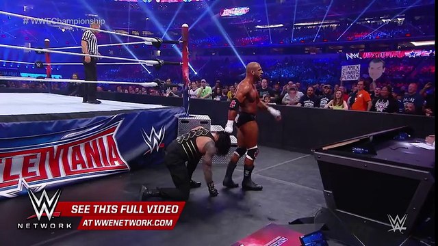 Roman Reigns vs. Triple H - WWE World Heavyweight Title Match WrestleMania 32 on WWE Network