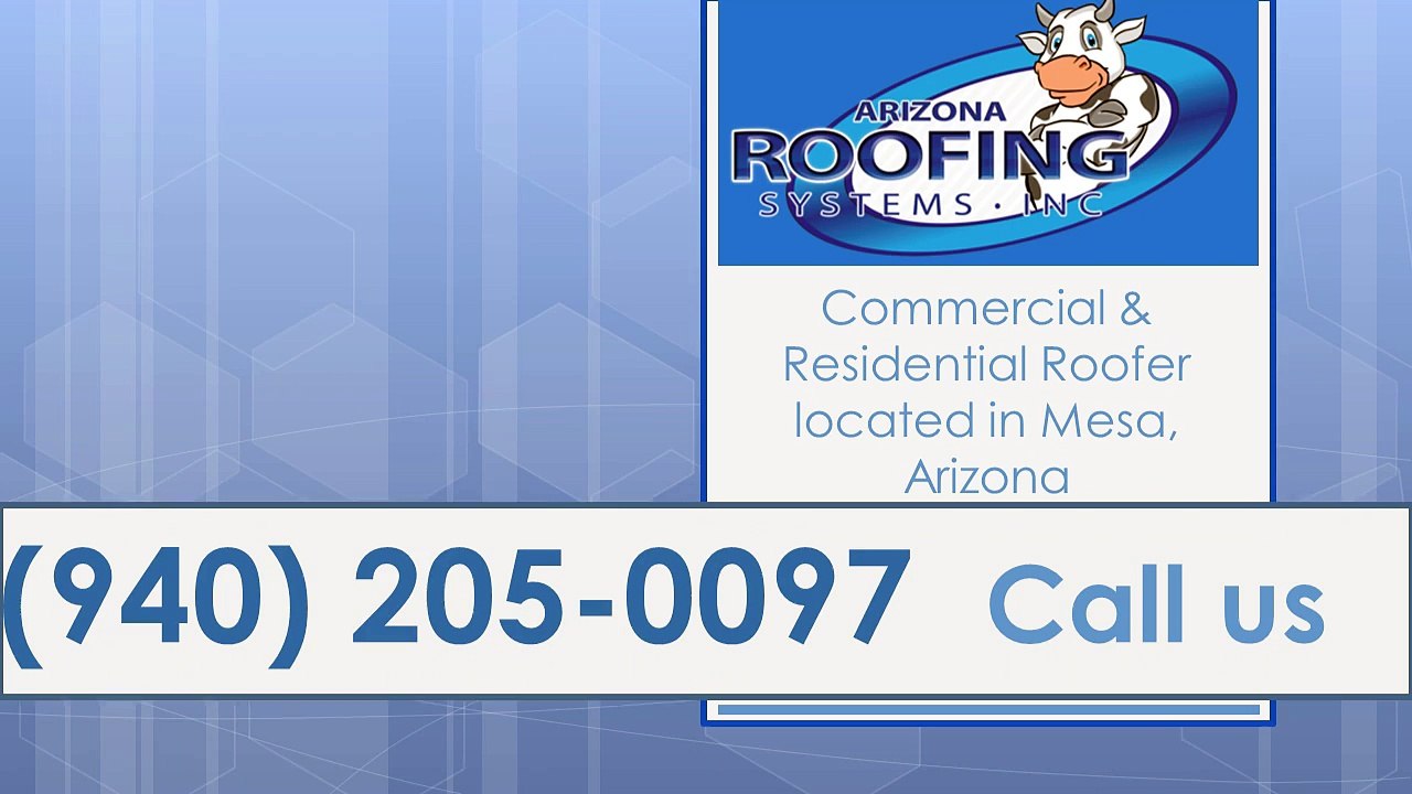 mesa az roofing company