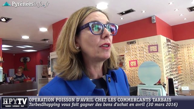 [TARBES] Poisson d'avril chez les commerçants tarbais (30 mars 2016)